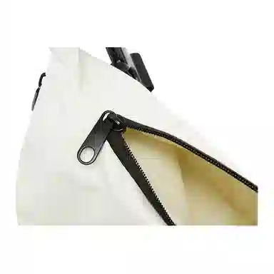 三福 反光条立体 织物 胸包 中号 女款 大红/象牙白/黑色