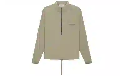 Fear of God Essentials Half Zip Track Jacket Pistachio