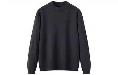 恒源祥 加厚半高领提花针织毛衣 男款