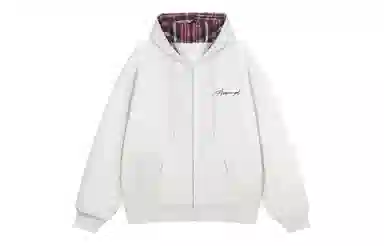 SWAMP AREA Hoodie Plaid Patchwork