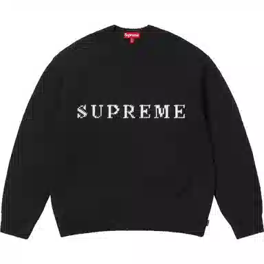 Supreme Contrast Logo Sweater