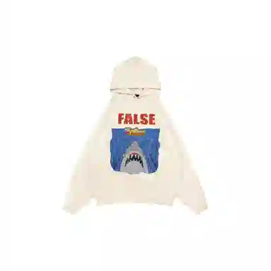 False Perception Simpson Shark Graffiti Hoodie