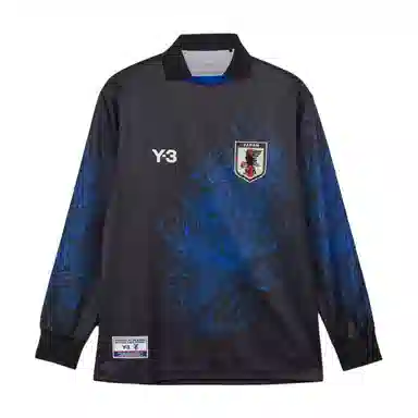 Y-3 x JFA SS24 Long Sleeve Tee Blue