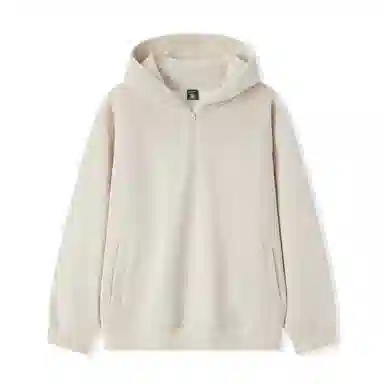 森马 梅花系列 纯色百搭肌理感加绒连帽长袖针织衫 男款