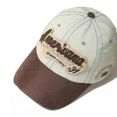 杨同学 美式复古牛仔 棉 鸭舌帽 男女同款情侣款