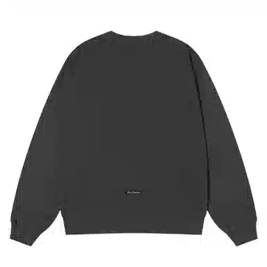 大卫贝肯 重磅简约复古纯色经典基础款精梳轻抓绒棉美式日常通勤百搭圆领休闲宽松落肩袖套头卫衣 男女同款