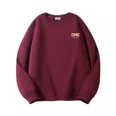 【dme】 潮酷美式高街校园款骷髅头手绘套头圆领保暖舒适柔软宽松时尚个性卫衣 男女同款