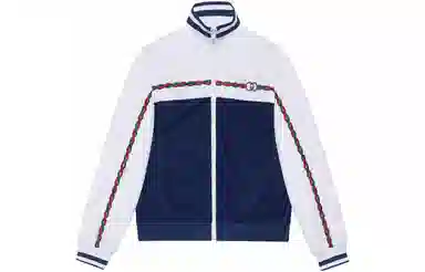 Gucci SS22 Colorblock Track Jacket Blue