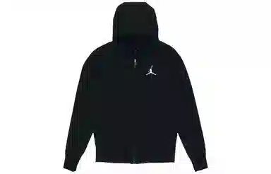 Jordan Logo Knit Hoodie Jacket Black