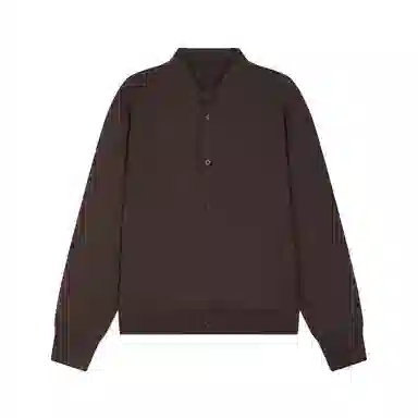 速写 修身复古翻领长袖针织衫 男款