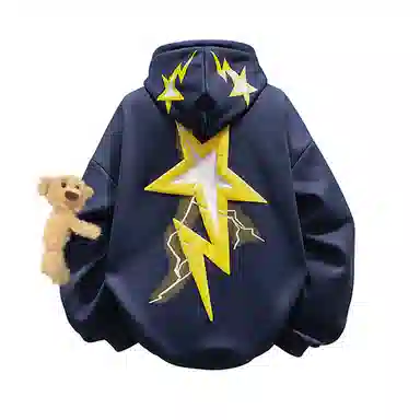 PISYPOX Star Print Hoodie