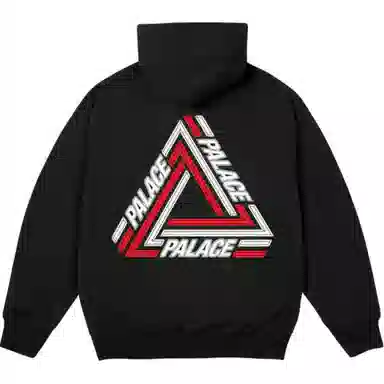 PALACE FW24 TRI-LINE HOOD BLACK LOGO