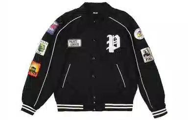 PALACE SS22 Patches Cotton Bomber Kelly BLack