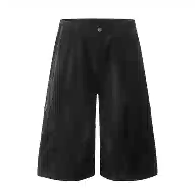 梁拌泡菜 复古嘻哈做旧宽松百搭时尚潮流牛仔短裤 男女同款