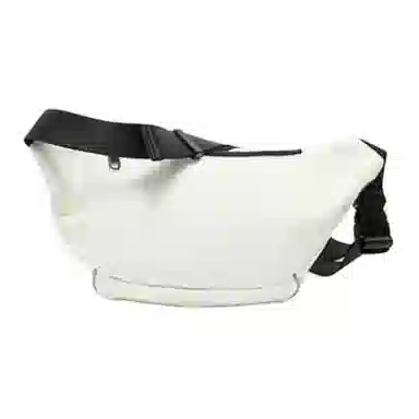 三福 反光条立体 织物 胸包 中号 女款 大红/象牙白/黑色