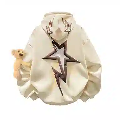 PISYPOX Star Print Hoodie
