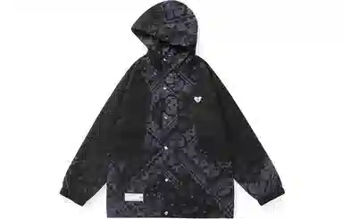 XXGOGO Paisley Patchwork Hooded Jacket