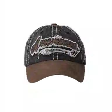 杨同学 美式复古牛仔 棉 鸭舌帽 男女同款情侣款