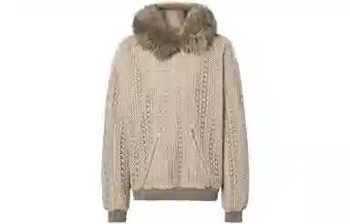 ROCAWEAR Fleece Lined Hoodie Khaki