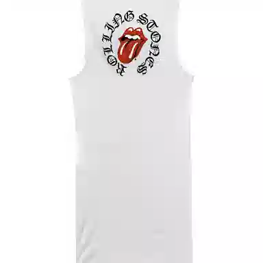 Chrome Hearts x Rolling Stones SS24 White Tank
