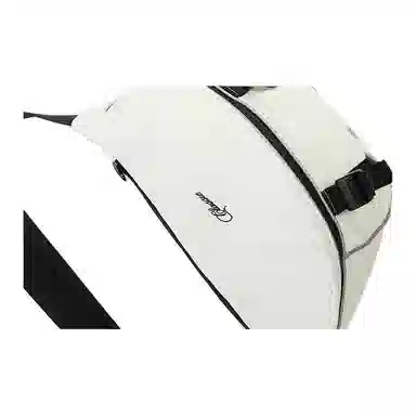 三福 反光条立体 织物 胸包 中号 女款 大红/象牙白/黑色