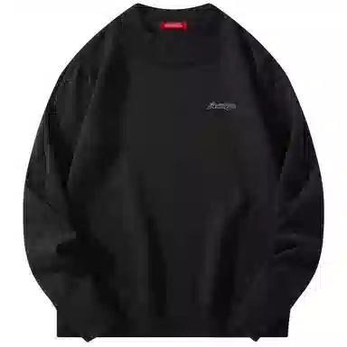 帕丁顿熊 可拆卸小熊胸针纯色打底休闲宽松针织衫 男女同款