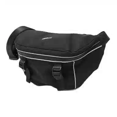 三福 反光条立体 织物 胸包 中号 女款 大红/象牙白/黑色