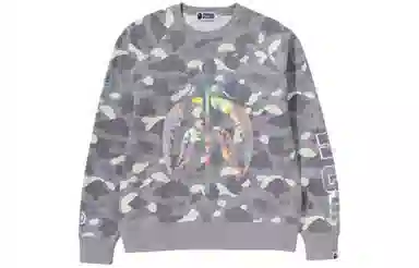 A BATHING APE City Camo Shark Crewneck