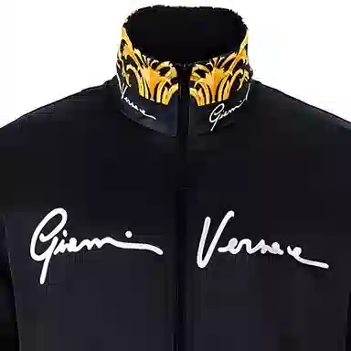 Versace Logo Print Jacket