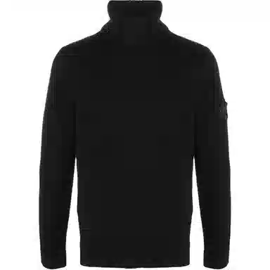 Stone Island Turtleneck Sweater Black