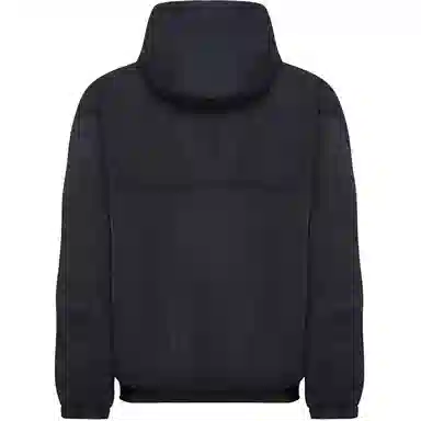 DIESEL Hooded Logo Mesh Lined Jacket Black