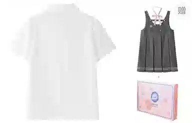 东鲸岁时记 学院风甜美可爱小个子短袖衬衫 女款 白色