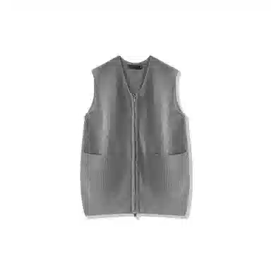 SHANTREE Zip Knit Sweater