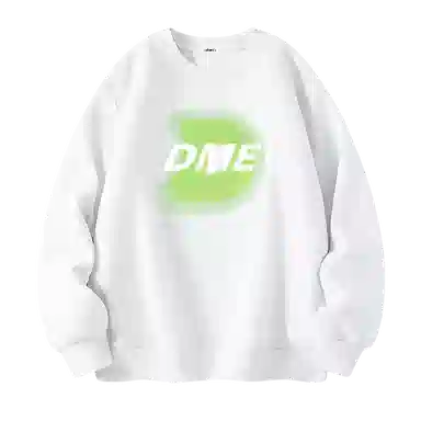 【dme】 渐变模糊字母宽松圆领休闲百搭长袖卫衣 男女同款