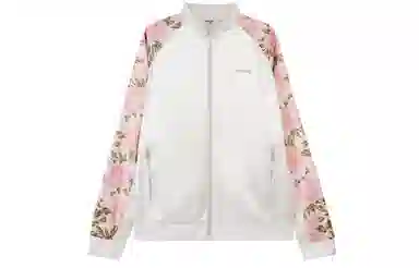 TEAM WANG Floral Print Jacket White