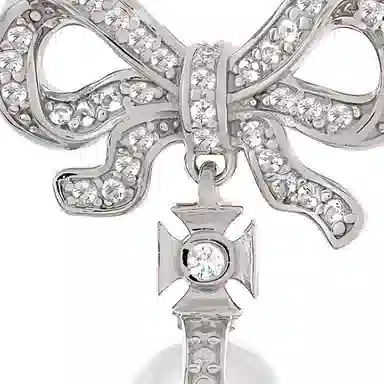 Vivienne Westwood Bow Earrings Silver