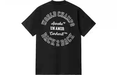 Carhartt WIP x Awake NY SS23 T-Shirt Black
