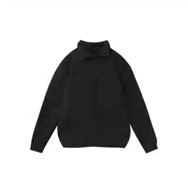 我是大卫 美式翻领开衫小众设计感韩系慵懒高级宽松针织衫 男女同款