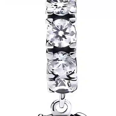 Pandora PAVÉ Silver Earrings