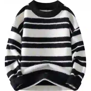 极限涡轮 美式复古宽松休闲长袖时尚百搭潮牌潮流打底针织衫 男女同款