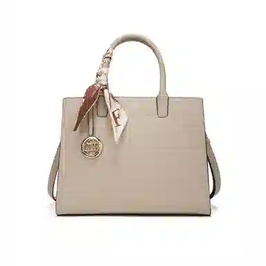 稻草人 高级感鳄鱼纹戴妃包 聚氨酯革 手提包 常规 女款 多色