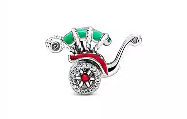 Pandora Traditional Rickshaw Charm