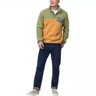 patagonia Synchilla Snap-T Logo