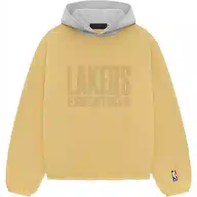 Fear of God Essentials x NBA Pullover Hoodie Light Tuscan