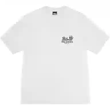 Stussy SS25 POOL SERVICE TEE PIGMENT DYED T