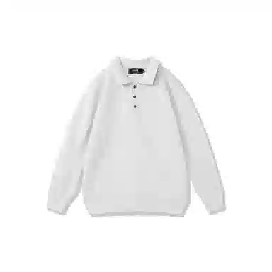 我是大卫 韩版时尚小众设计感纯色简约百搭宽松长袖针织衫 男女同款