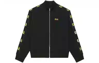 Givenchy FW22 Side Strap Letter Print Jacket Black
