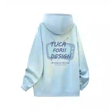 啄木鸟 宽松字母纯色百搭长袖卫衣 男女同款