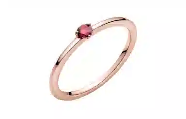 Pandora Red Solitaire Ring