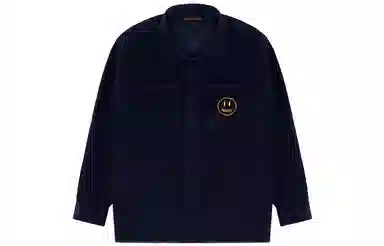 Drew House FW22 Corduroy Ls Shirt Dark Navy